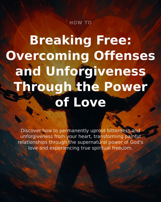 Breaking Free: Overcome Unforgiveness Through God's Love